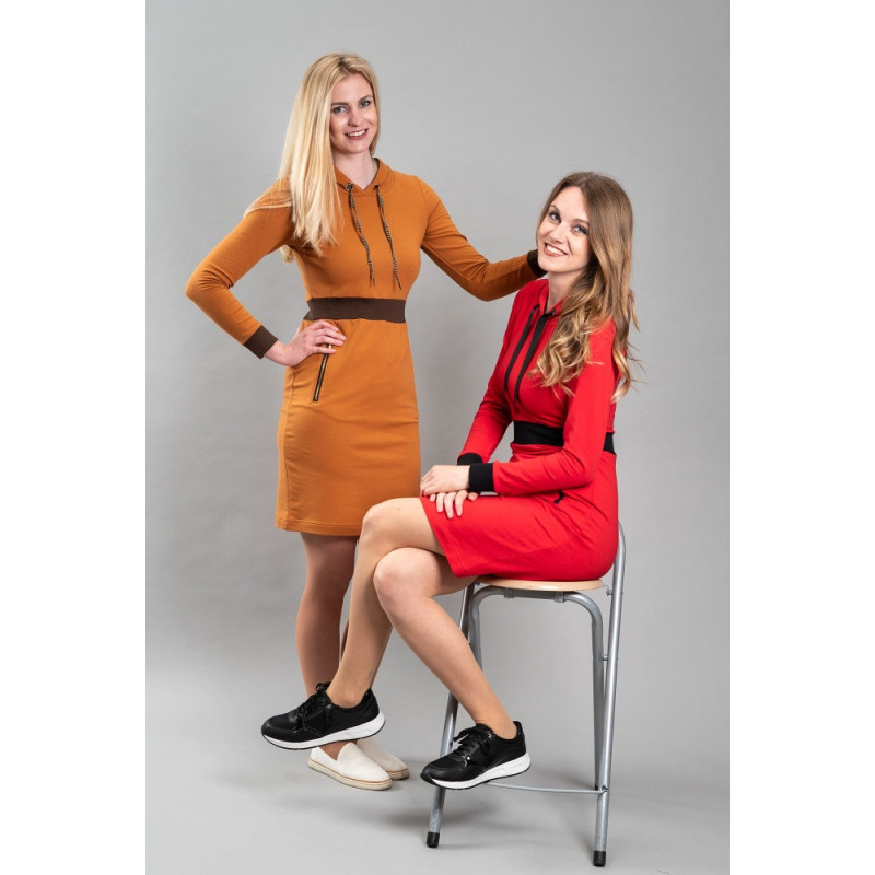 Šaty Bára jednobarevné