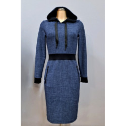 Šaty Bára jednobarevné