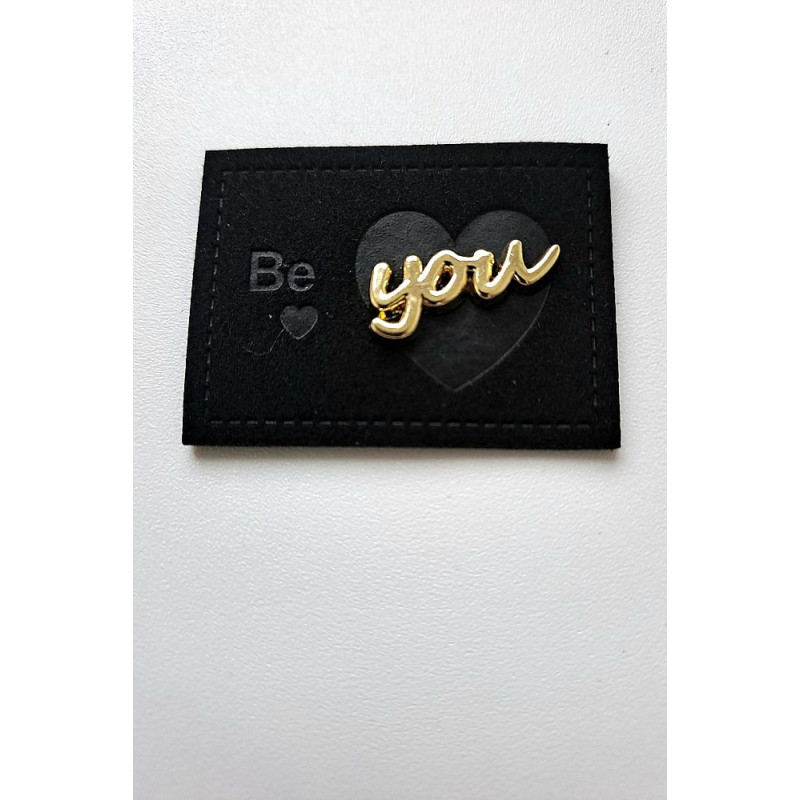 Nášivka, srdce "BE YOU"