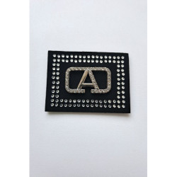Nášivka, textilní/štras/kov A
