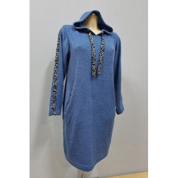 Střih - Larisa, dámské šaty s kapucí vel. 36-50