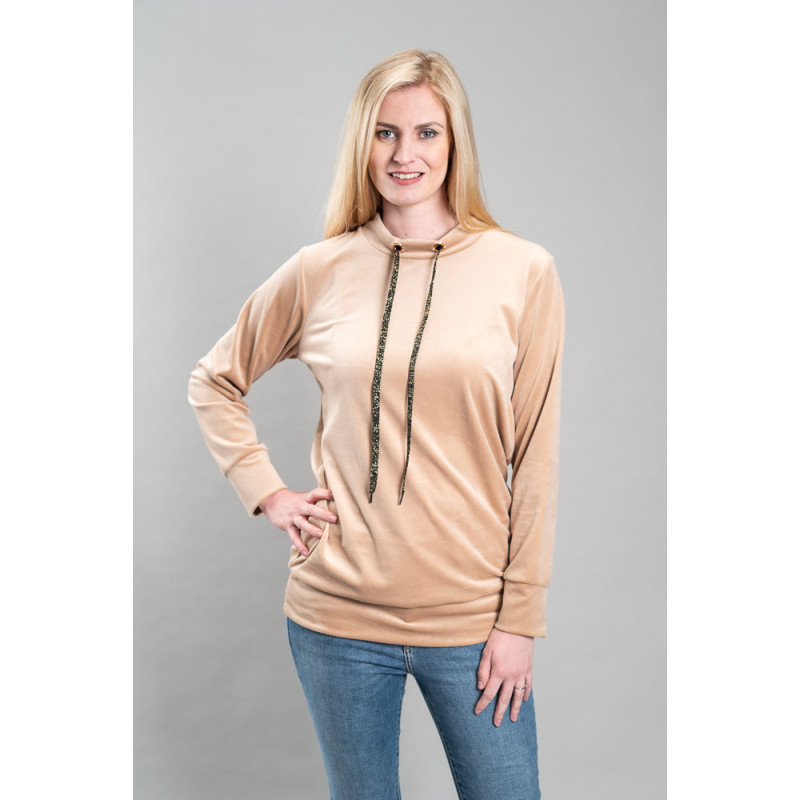 Dámská sametová mikina Mína