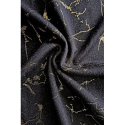 Svetrovina potisk zlatá - černá 100 zbytek