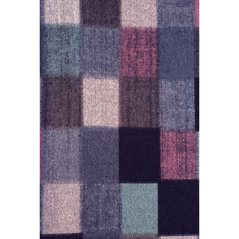 Svetrovina jemná - kostka, růžová 120 zbytek