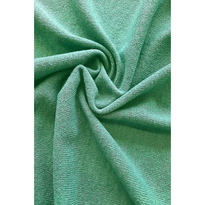 Třpytivá svetrovina - zelená, šalvějová 80 zbytek