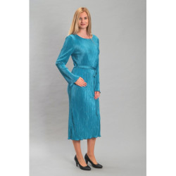 Dámské plisé šaty Avia, smaragdová