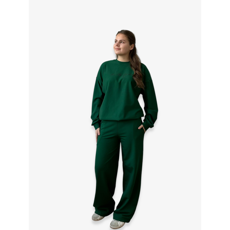 Dámská mikina Jacinta, zelená tmavá