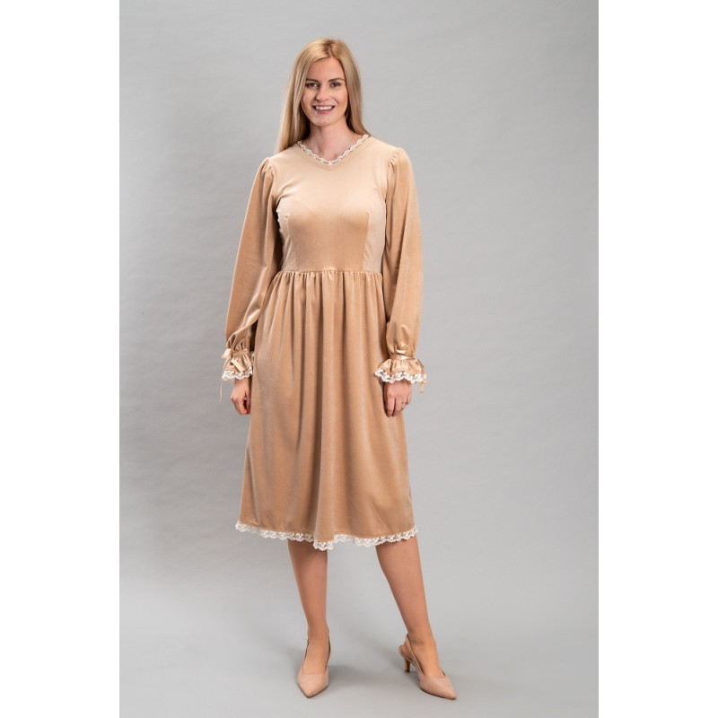 Dámské šaty Arfa s dlouhým rukávem