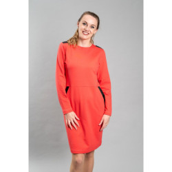 Dámské šaty Evelyn, jednobarevné