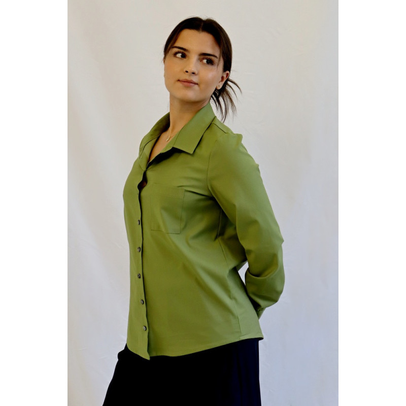 Dámská košile Auril, zelená