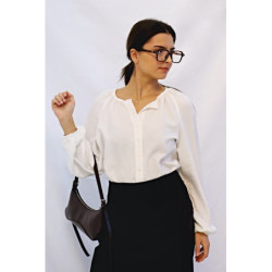 Dámská řasená halenka Naya, jednobarevná