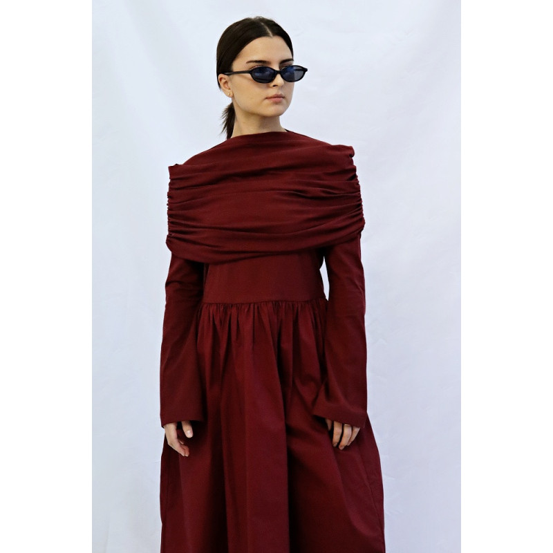 Dámské společenské šaty Vivian, vínové