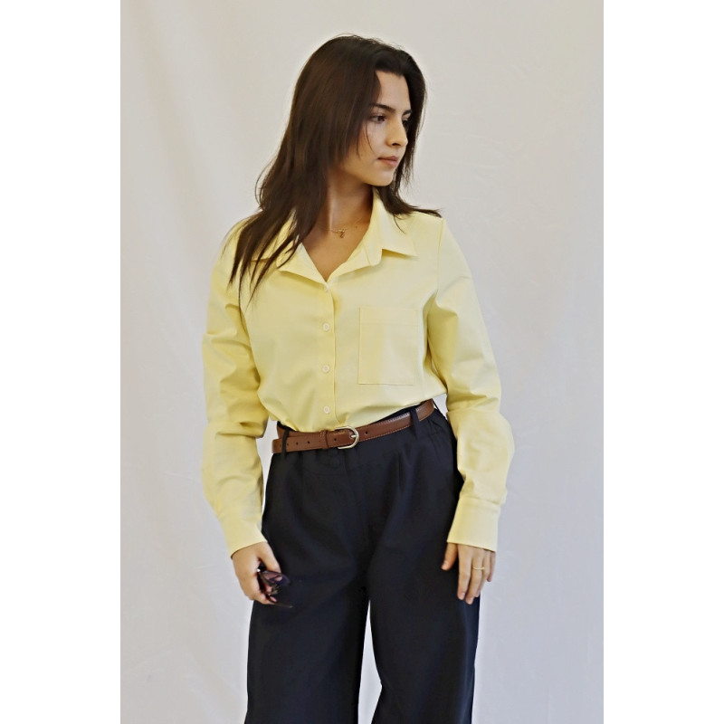Damenbluse Auril, gelb