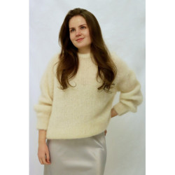 Dámský svetr Mohair, vanilková