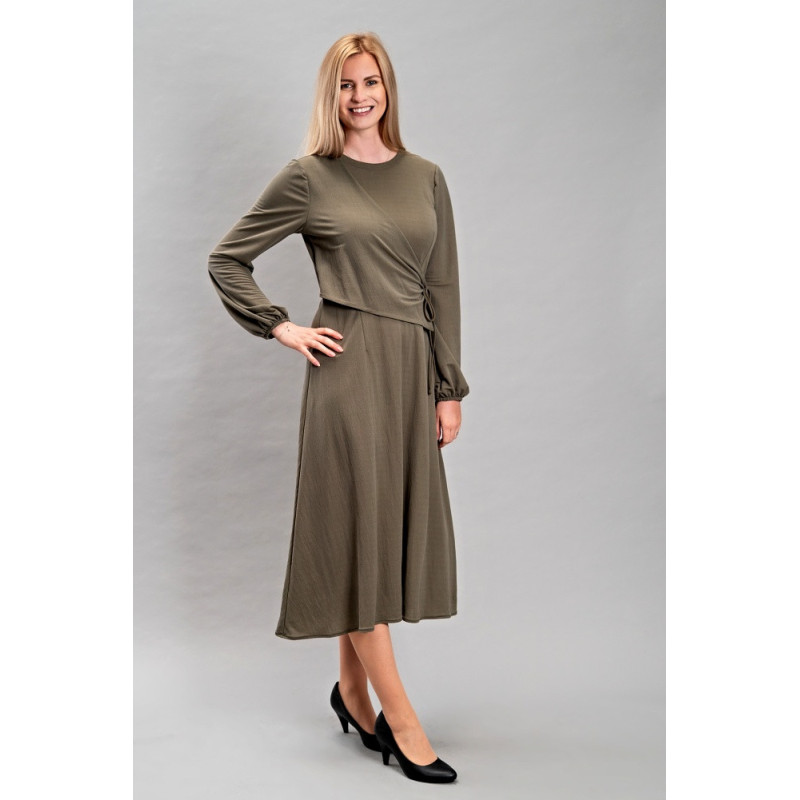 Dámské šaty Adriena, khaki