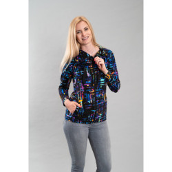 Dámská propínací mikina Květa