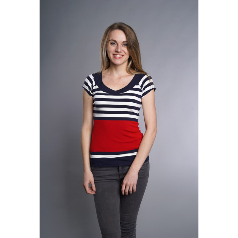 Dámská letní halenka Lea v marine stylu