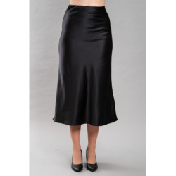 Dámská saténová sukně Anais, černá