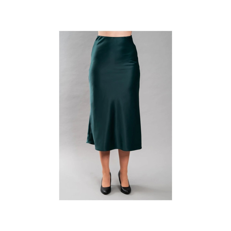 Damen-Satinsrock Anais, blau