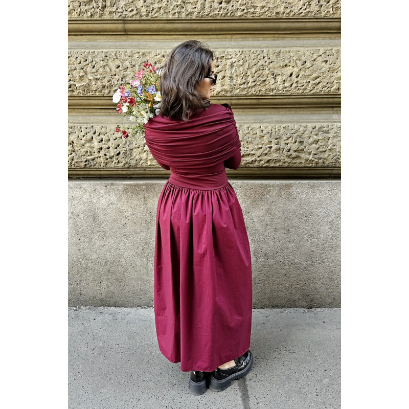 Damen-Abendkleid Vivian, bordeauxfarben
