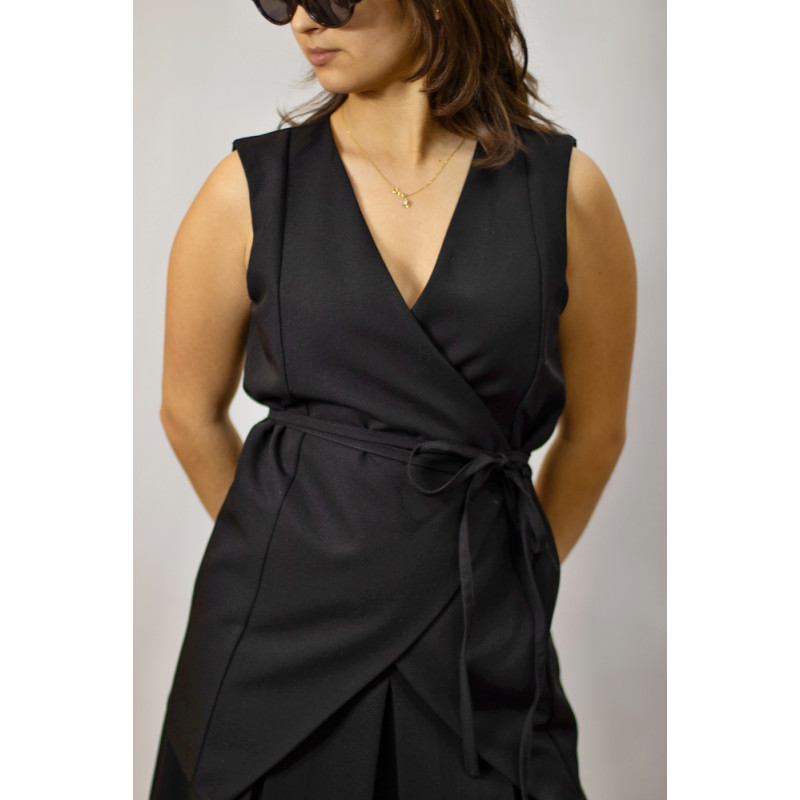 Damenweste Aisllin, schwarz