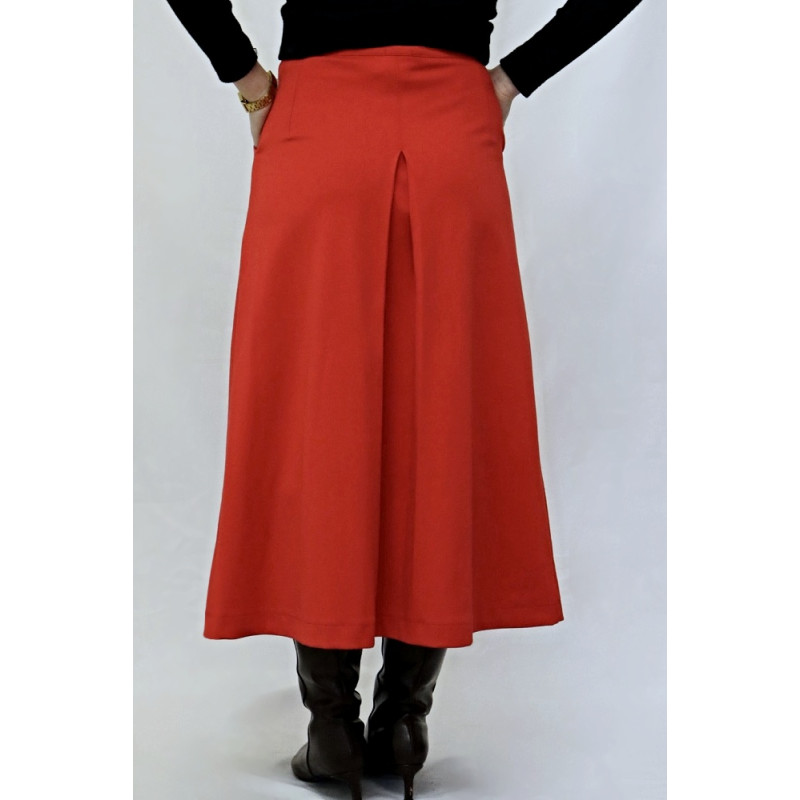 Langer Damenrock Colette, rot