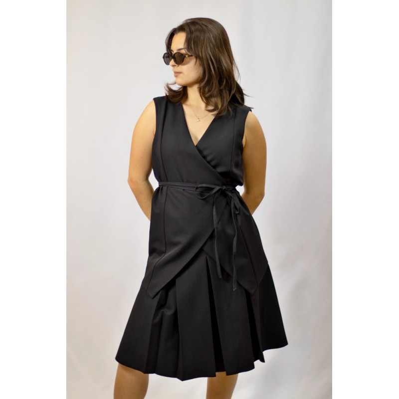 Damenweste Aisllin, schwarz