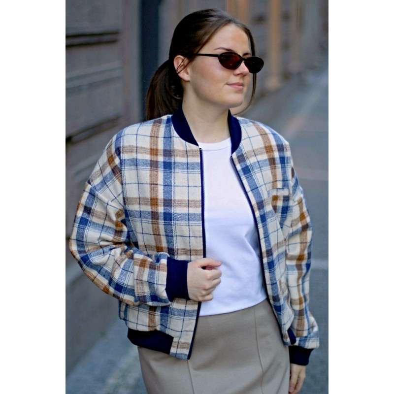 Damen-Wende-Bomberjacke