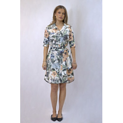 Hemdblusenkleid Katriel, bunte Blumen