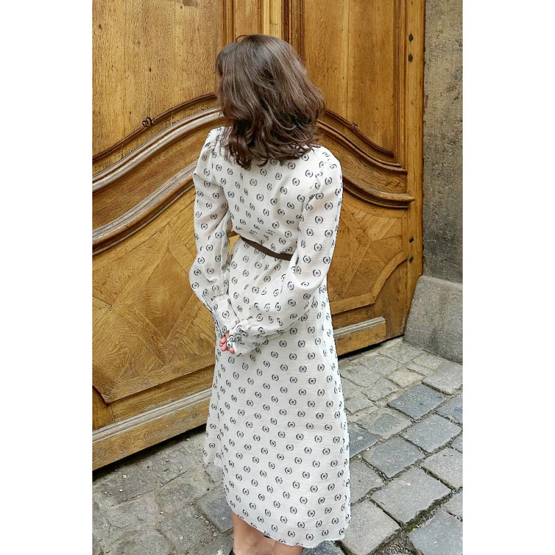 Damenkleid Irin, Ecru