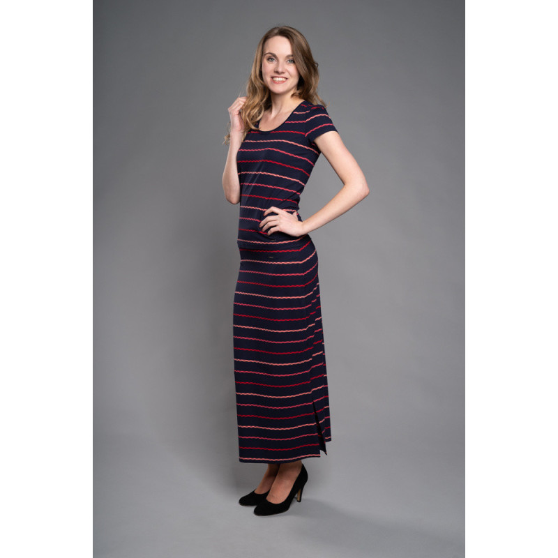 Dámská sukně dlouhá Táňa proužek