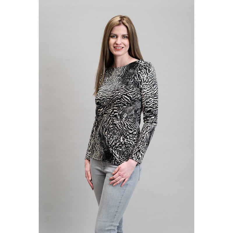 Dámský žakárový svetřík Máša
