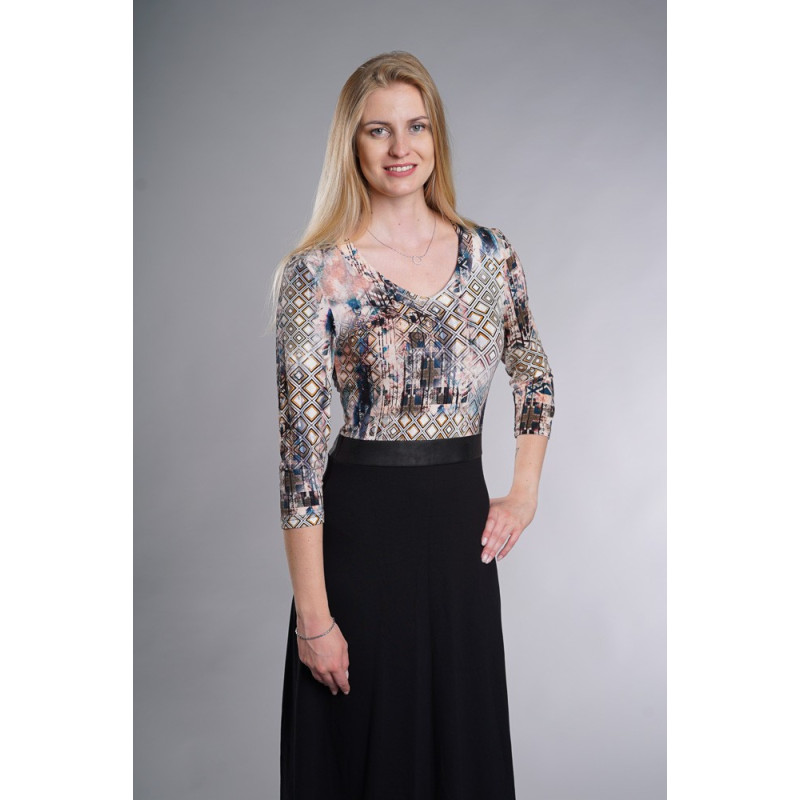 Dámské šaty Jiřina s 3/4 rukávem